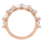 14K Rose 2 5/8 CTW Natural Diamond Anniversary Band